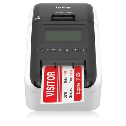Impresora de etiquetas de escritorio Brother QL-820NWB