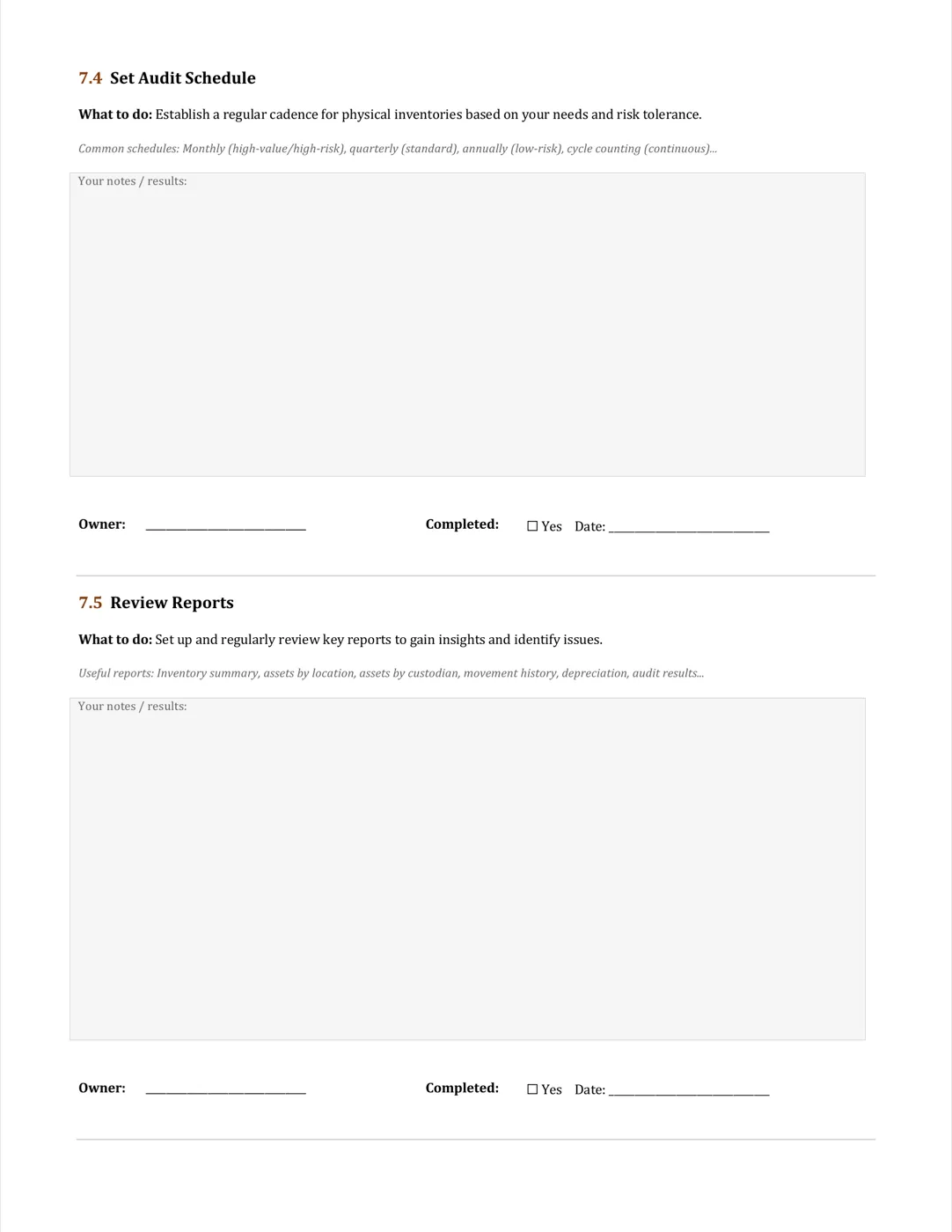 Page 17: Maintaining data accuracy